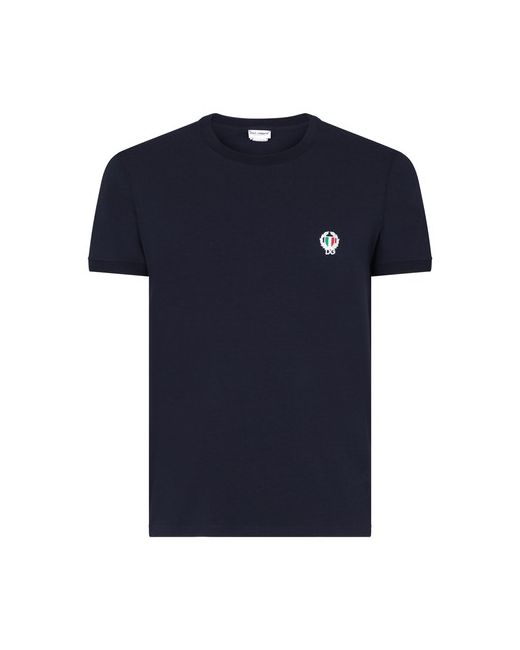Dolce & Gabbana Round-neck stretch cotton t-shirt