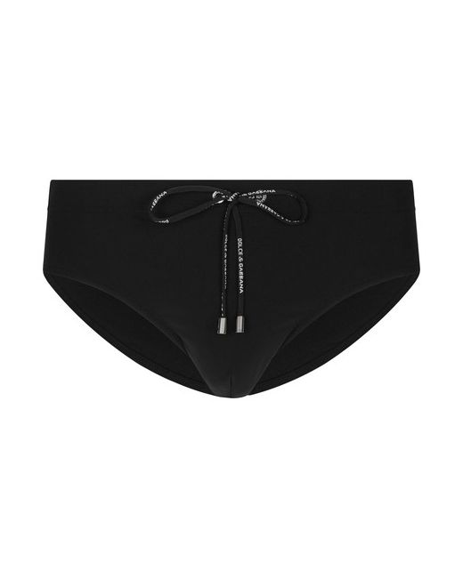 Dolce & Gabbana Swim briefs with high-cut leg and branded rear waistband