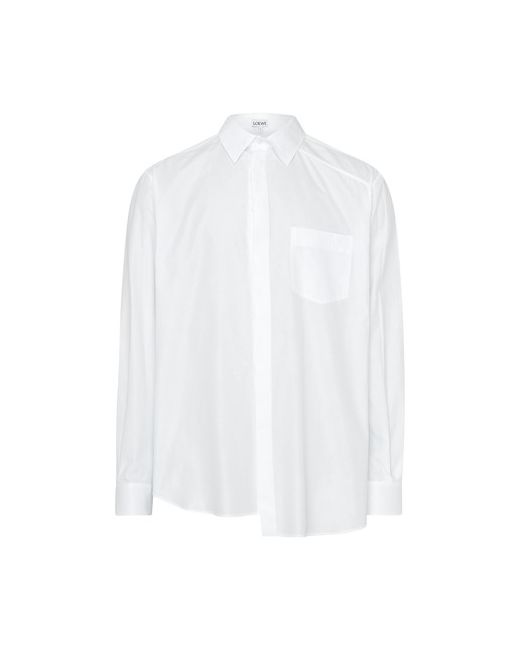 Loewe Asymmetric cotton shirt