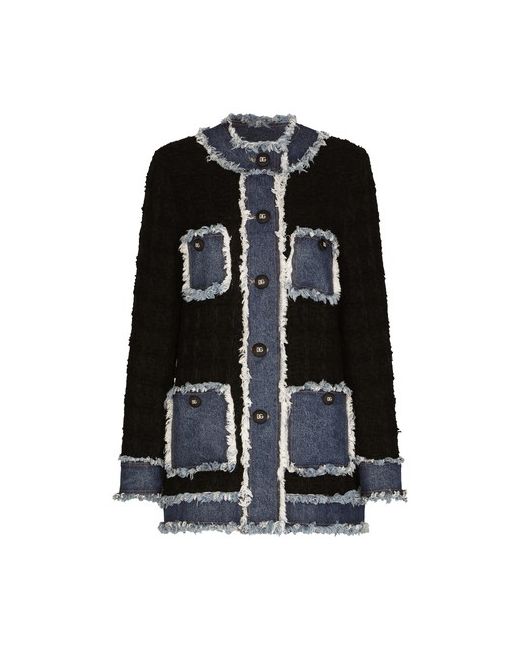 Dolce & Gabbana Tweed and denim jacket