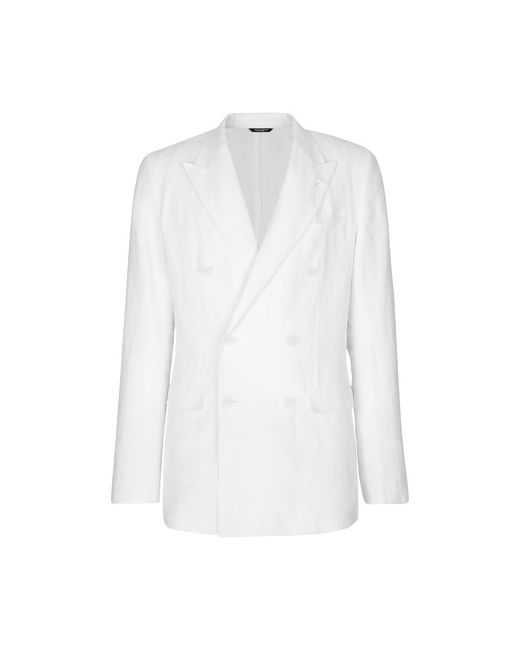 Dolce & Gabbana Taormina Double-Breasted Jacket in Linen
