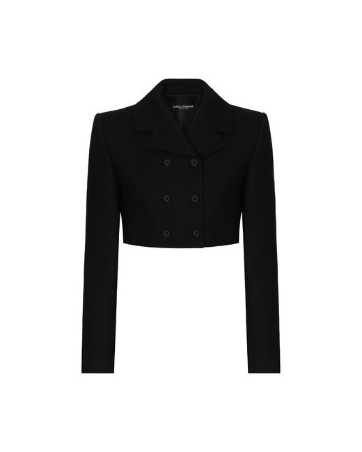 Dolce & Gabbana Short double-breasted twill jacket