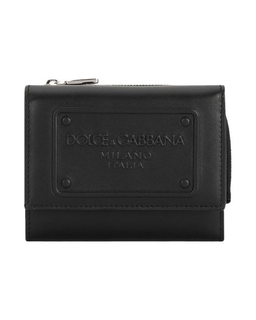 Dolce & Gabbana Calfskin wallet with raised logo