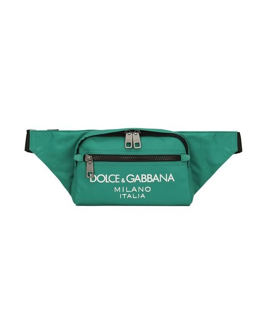 Dolce & Gabbana Small belt bag with rubberized logo