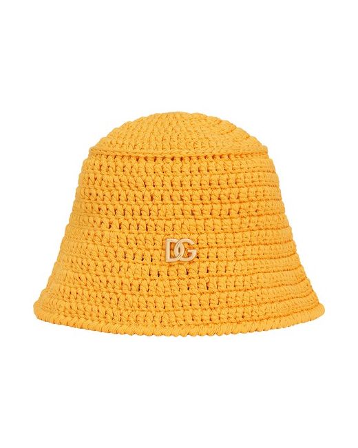 Dolce & Gabbana Crochet hat with DG logo