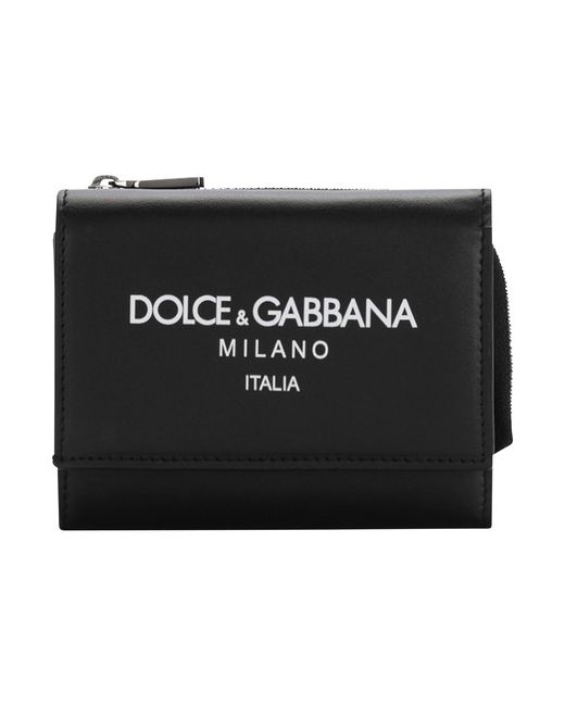 Dolce & Gabbana Calfskin wallet with raised logo