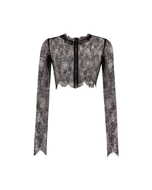 Dolce & Gabbana Cropped Top Chantilly Lace