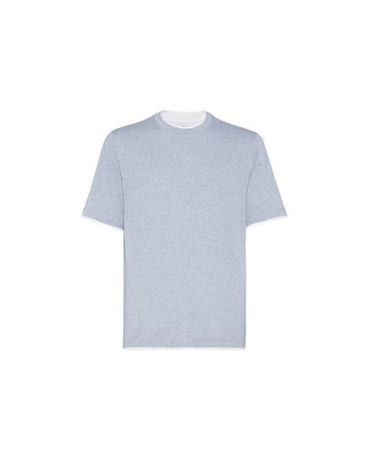 Brunello Cucinelli T-shirt with superimposed effect