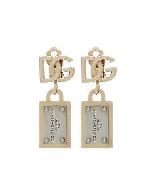 Dolce & Gabbana Earrings with DG logo and tag