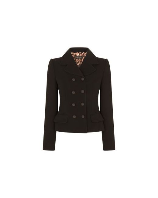 Dolce & Gabbana Double-breasted virgin wool jacket