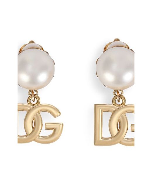 Dolce & Gabbana Clip-on earrings with pearls
