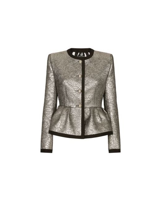 Dolce & Gabbana Lamé jacquard jacket