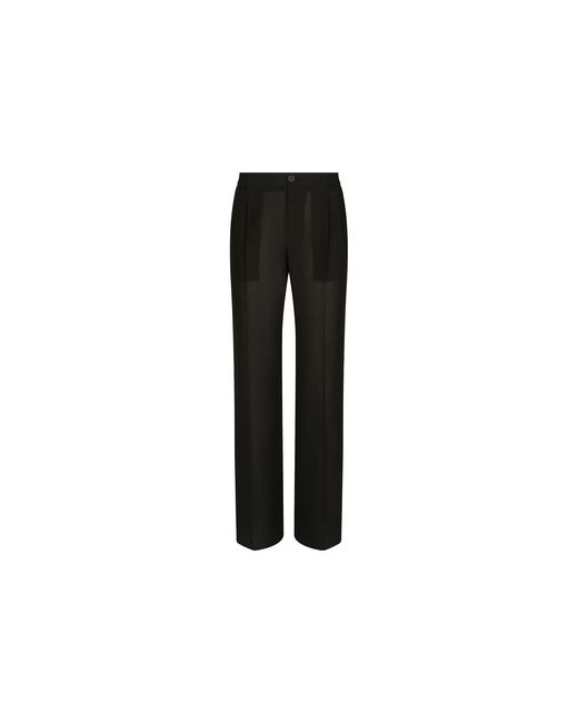 Dolce & Gabbana Tailored straight-leg pants technical cotton