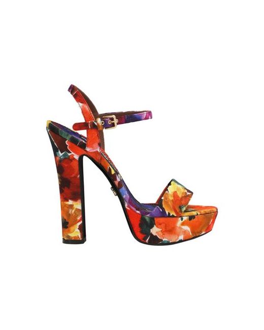 Dolce & Gabbana Brocade platform sandals