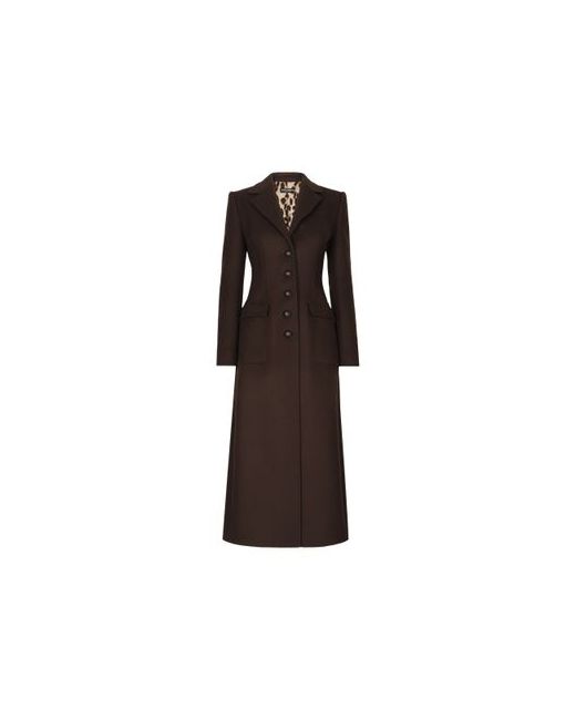 Dolce & Gabbana Long wool and cashmere coat