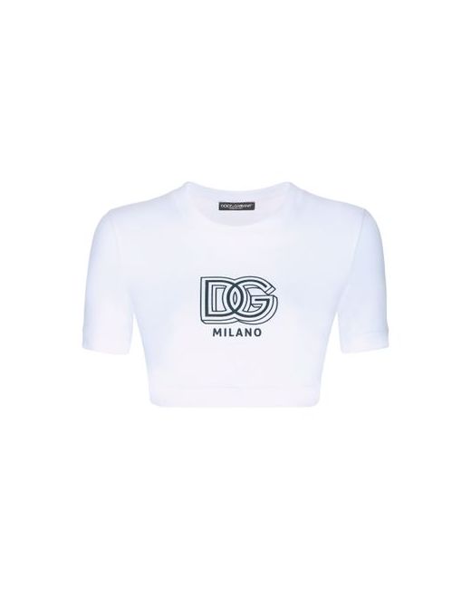 Dolce & Gabbana Cropped jersey t-shirt