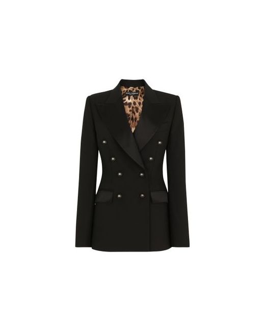 Dolce & Gabbana Satin and wool fabric jacket