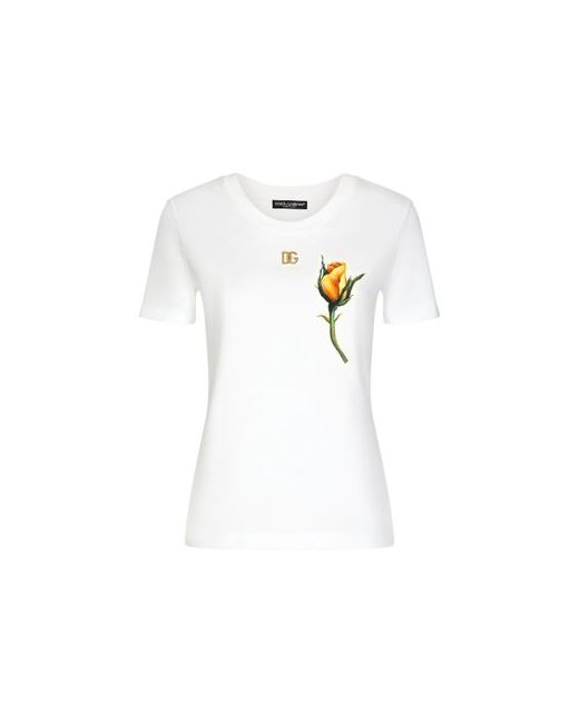 Dolce & Gabbana Jersey T-shirt with DG logo