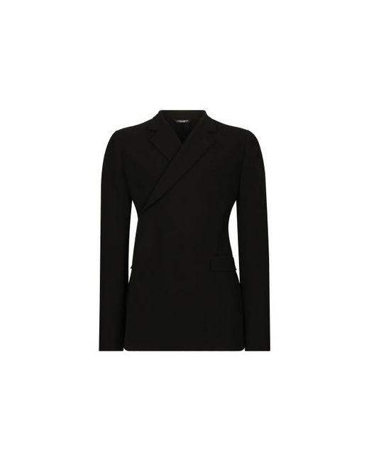 Dolce & Gabbana Double-breasted stretch wool jacket