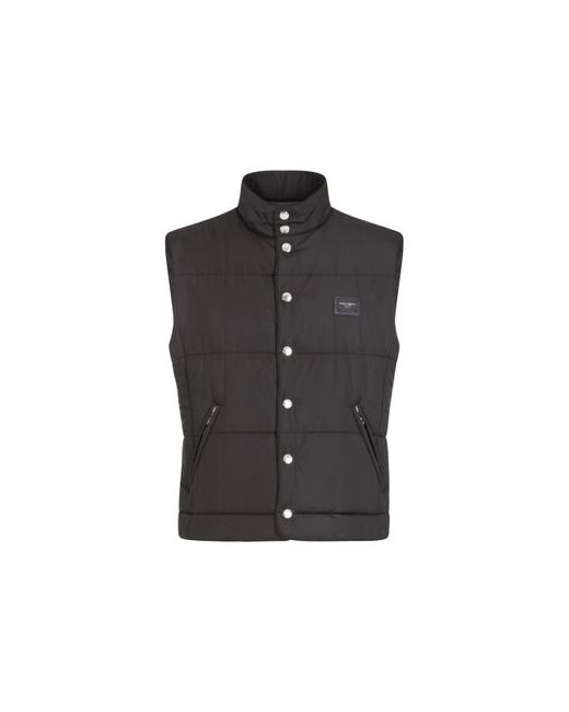 Dolce & Gabbana Nylon vest with branded tag