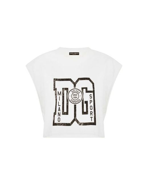 Dolce & Gabbana Cropped jersey T-shirt