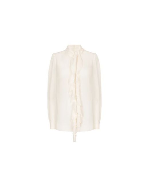 Dolce & Gabbana Georgette blouse with ruches