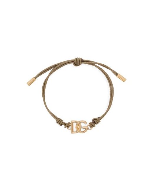 Dolce & Gabbana Bracelet with cord and DG logo