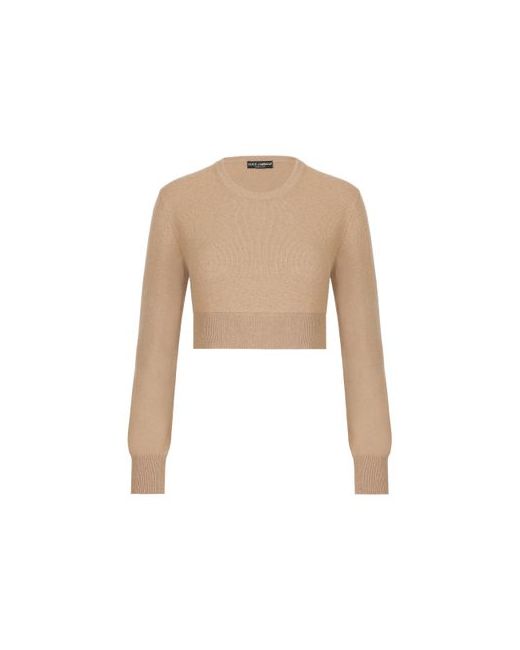 Dolce & Gabbana Cropped wool and cashmere sweater