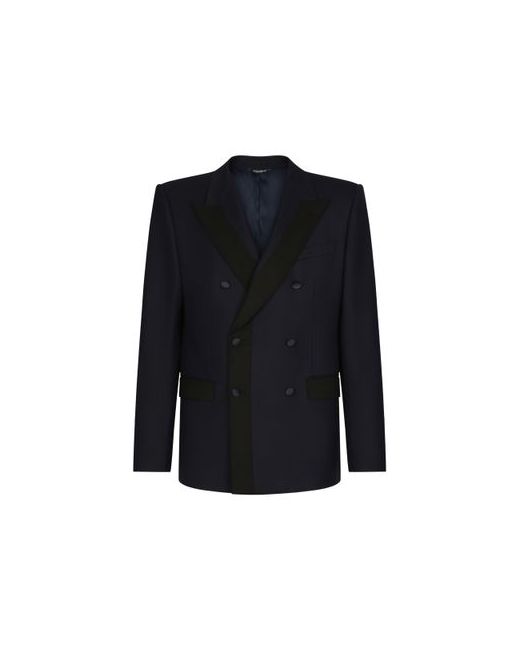 Dolce & Gabbana Double-breasted stretch wool Sicilia-fit jacket