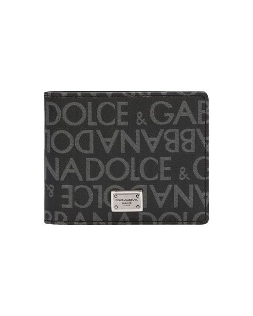 Dolce & Gabbana Coated jacquard bifold wallet