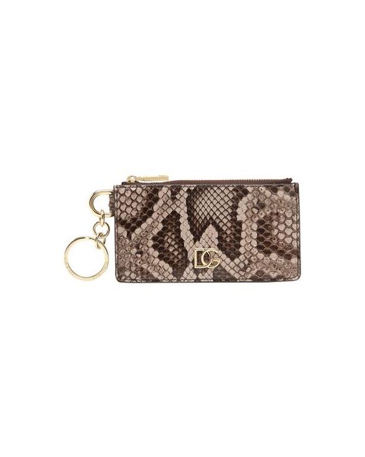 Dolce & Gabbana Python leather card holder