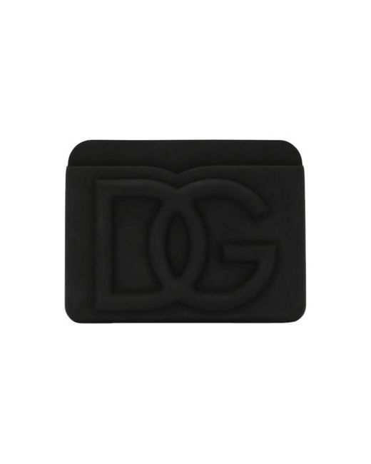 Dolce & Gabbana Rubber card holder with embossed logo