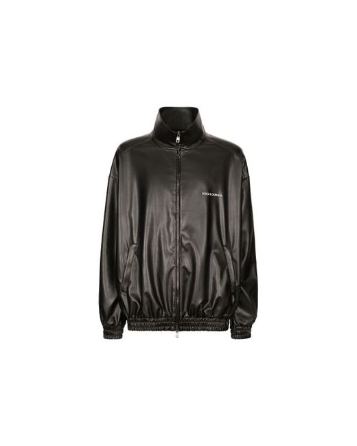 Dolce & Gabbana Faux leather bomber jacket