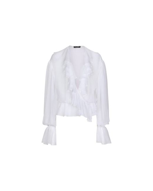 Dolce & Gabbana Chiffon blouse with ruffles