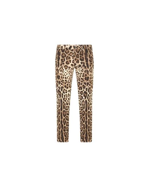 Dolce & Gabbana Leopard-print stretch cotton pants