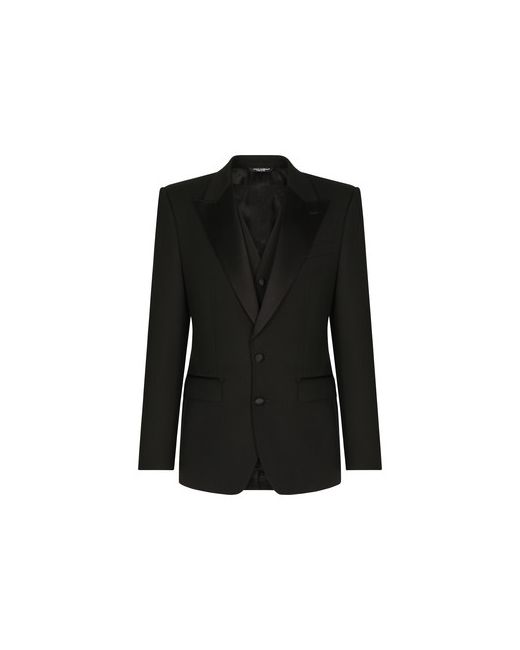 Dolce & Gabbana Three-piece Sicilia-fit suit stretch wool