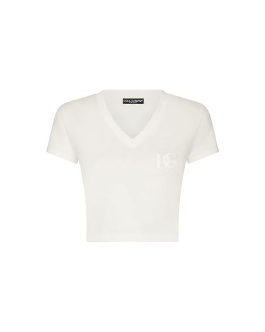 Dolce & Gabbana Short-sleeved T-shirt with DG logo