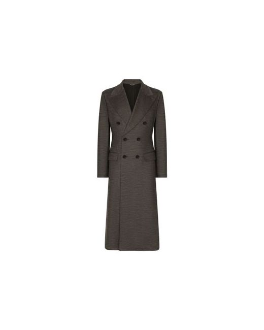 Dolce & Gabbana Double-Breasted Technical Wool Coat