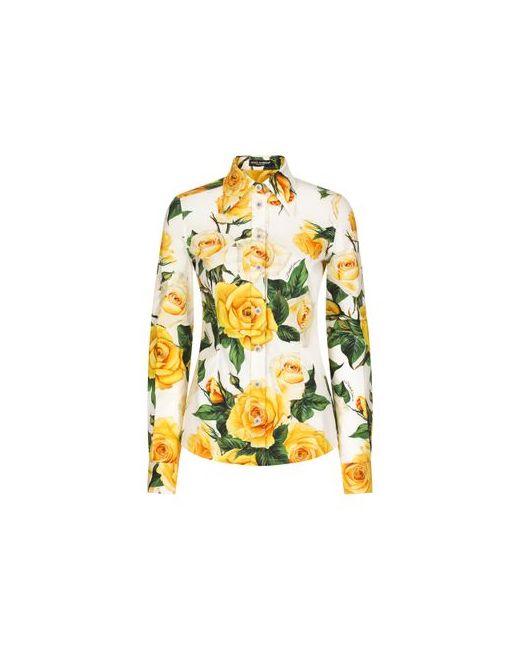 Dolce & Gabbana Long-sleeved cotton shirt