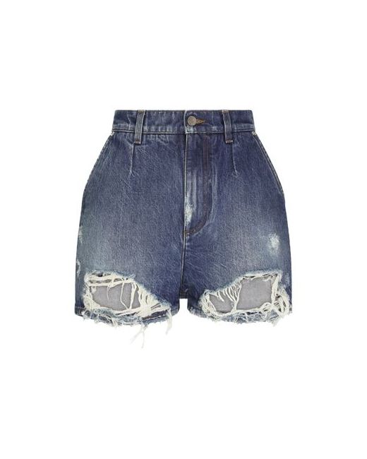 Dolce & Gabbana Denim shorts with ripped details
