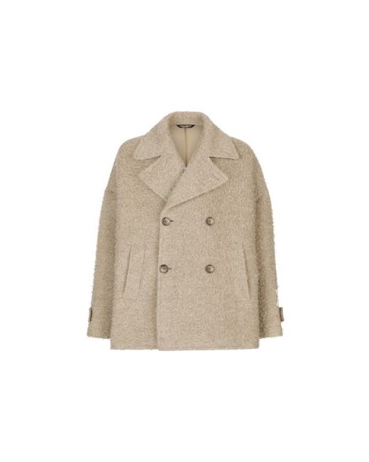 Dolce & Gabbana Wool and cotton pea coat