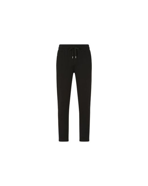 Dolce & Gabbana Jersey jogging pants with branded plate