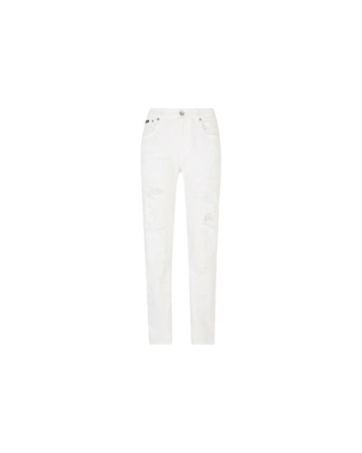 Dolce & Gabbana Boyfriend jeans with rips