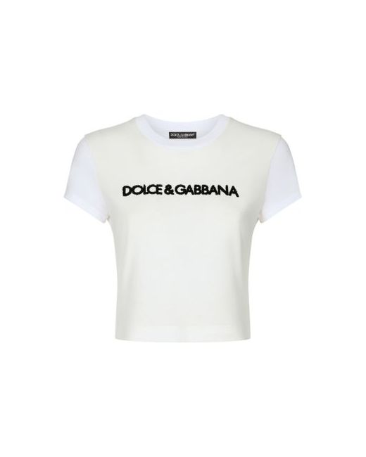 Dolce & Gabbana Short T-shirt with DG logo