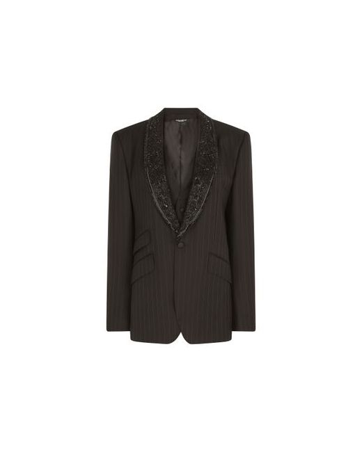 Dolce & Gabbana Single-breasted pinstripe jacket