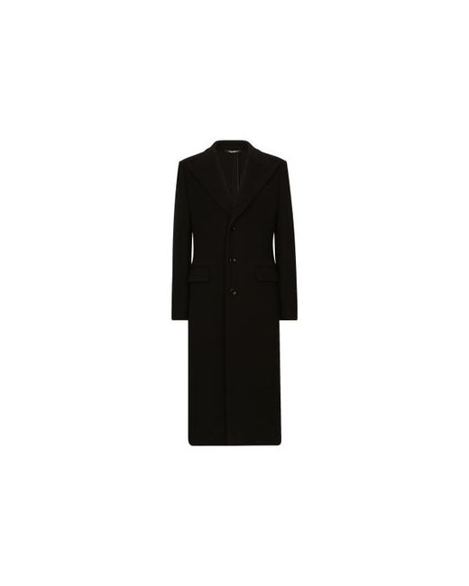 Dolce & Gabbana Single-Breasted Technical Wool Coat