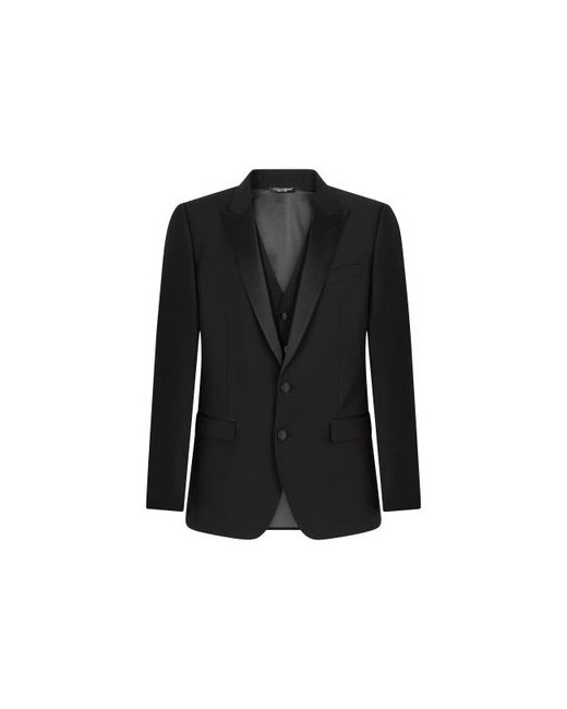 Dolce & Gabbana Wool and silk Martini-fit tuxedo suit