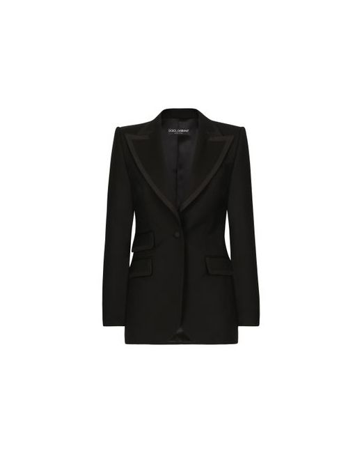 Dolce & Gabbana Twill Turlington tuxedo jacket