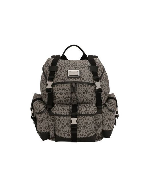 Dolce & Gabbana Coated jacquard backpack