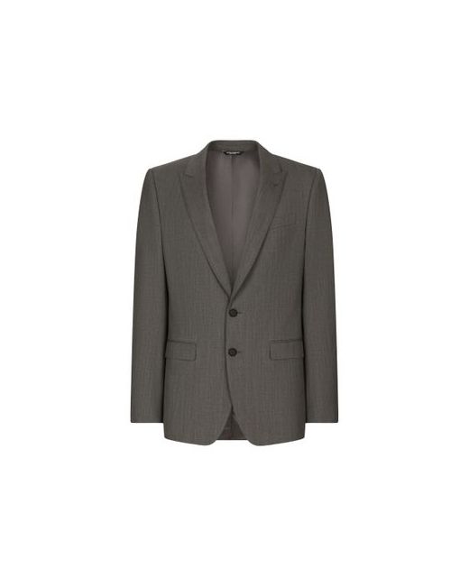Dolce & Gabbana Single-breasted stretch wool Martini-fit suit